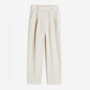 H&M Cream Women's Trousers